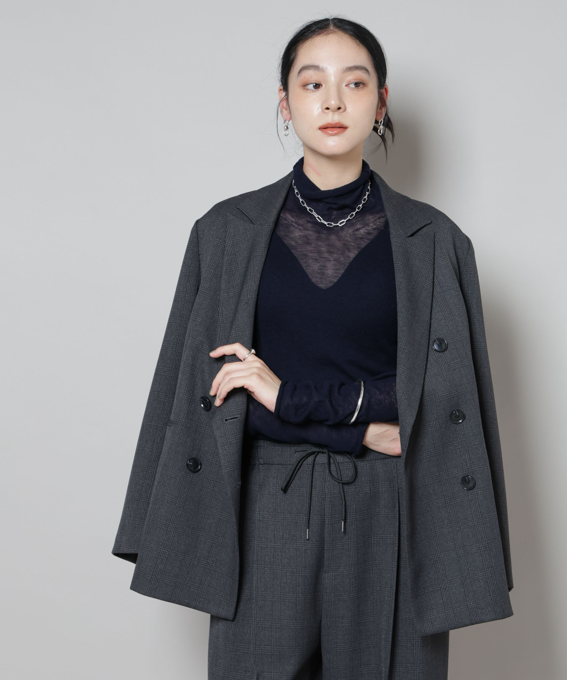 nano･universe「スイビウールタートルネックニットプルオーバー」|ニット・セーター|