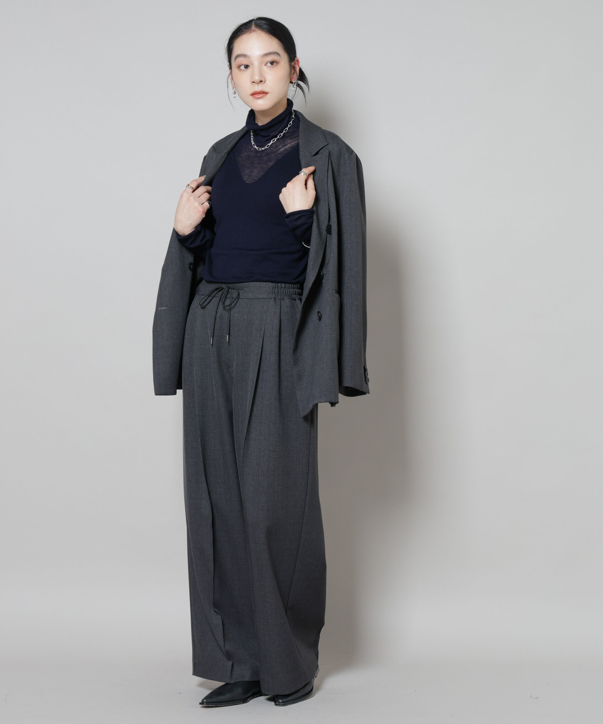 nano･universe「スイビウールタートルネックニットプルオーバー」|ニット・セーター|