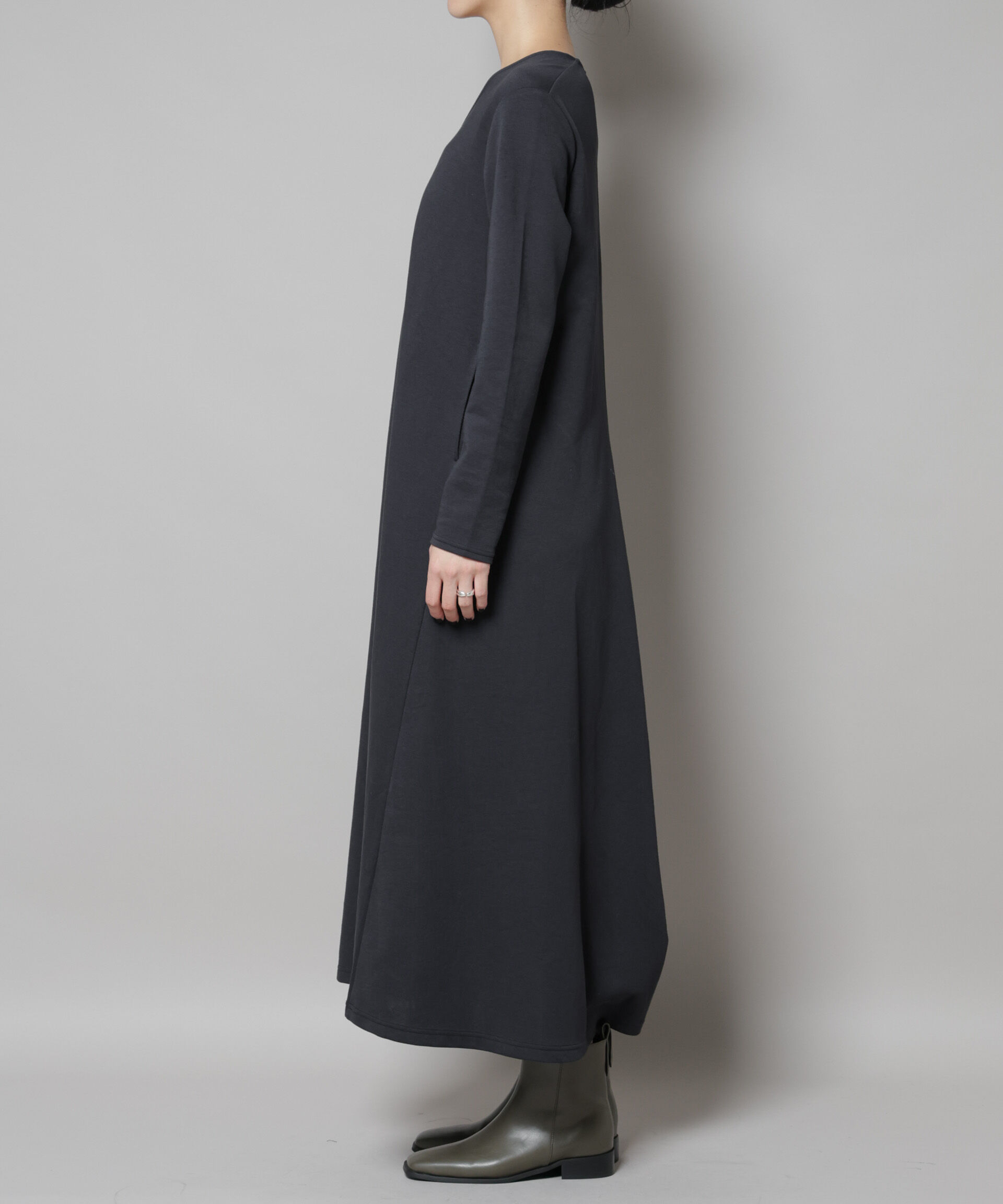 nano･universe「ライトコットンダンボールフレアワンピース」|ワンピース|