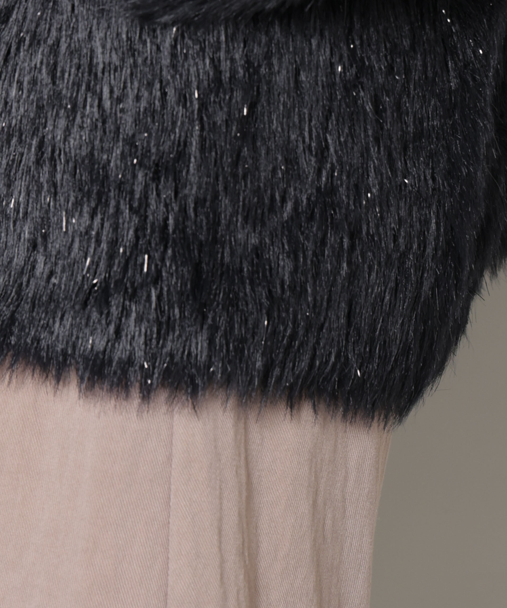 nano･universe「ミックスシャギーボートネックワイドニット」|ニット・セーター|