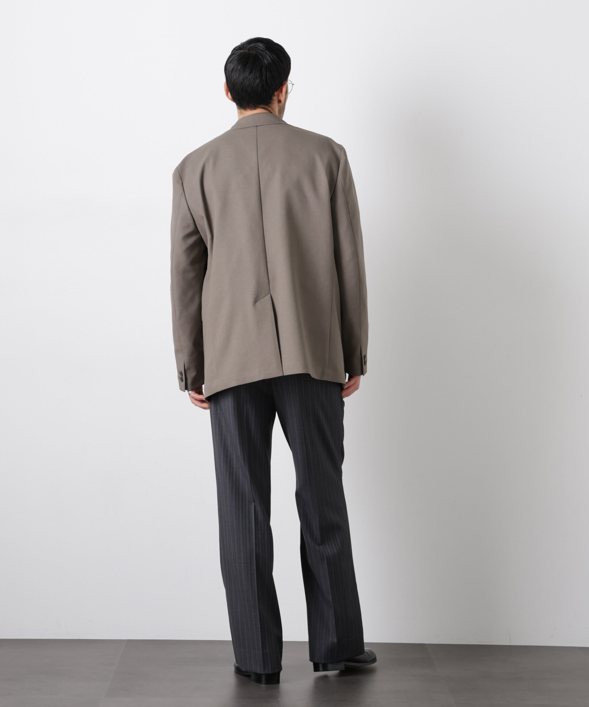 nano･universe「Reflax(R)オックスダブルブレストジャケット（セットアップ可）」|テーラードジャケット|