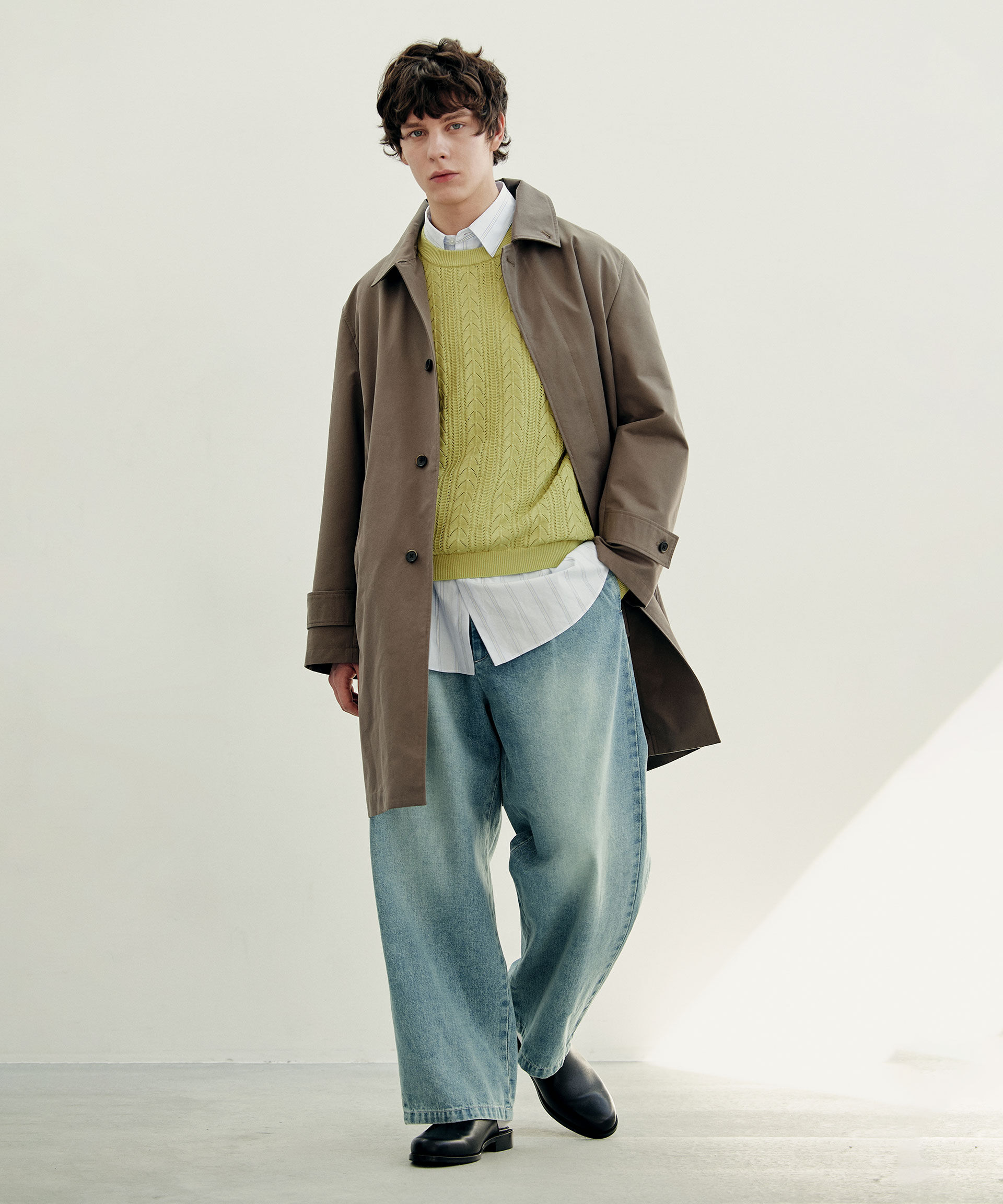 nano･universe「｢OtoNANO｣大人のワイドデニムパンツ」|チノ|