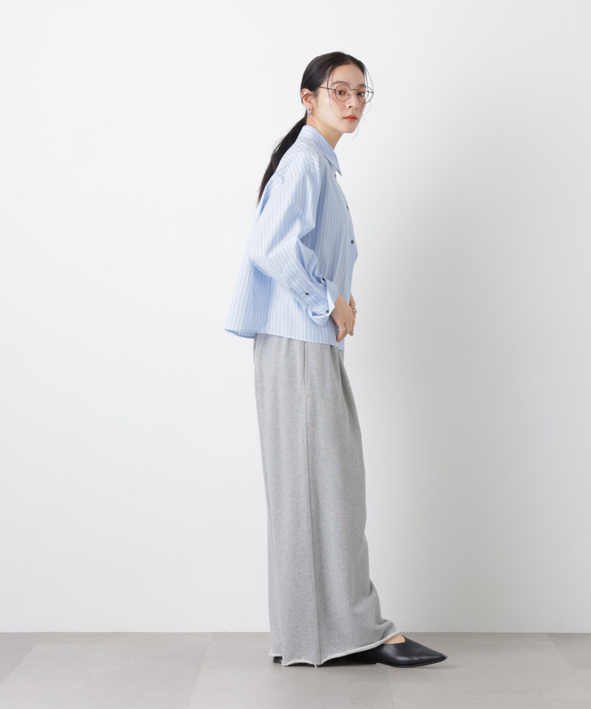 nano･universe「ワイドショートポケットシャツ」|シャツ・ブラウス|