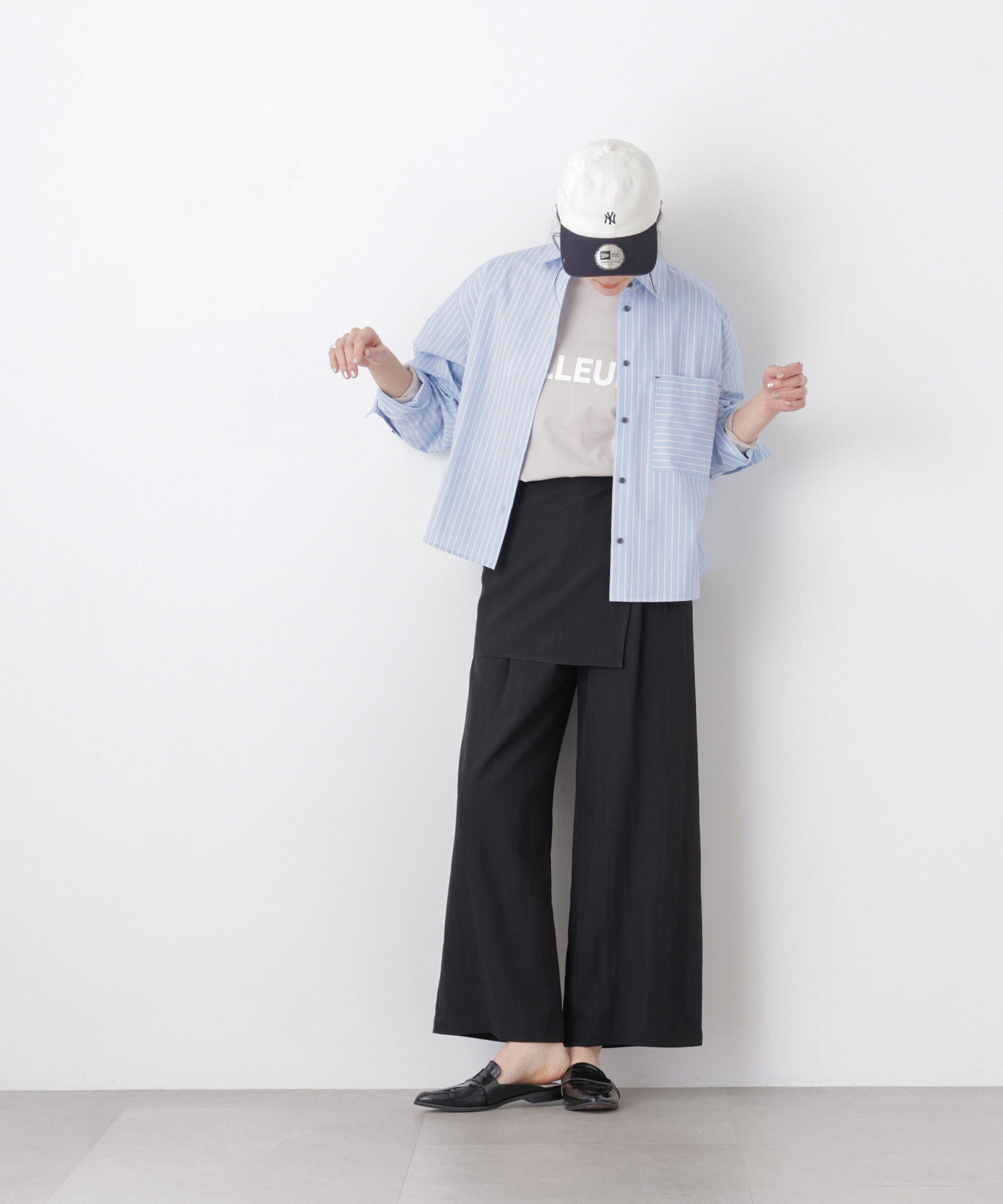 nano･universe「ワイドショートポケットシャツ」|シャツ・ブラウス|