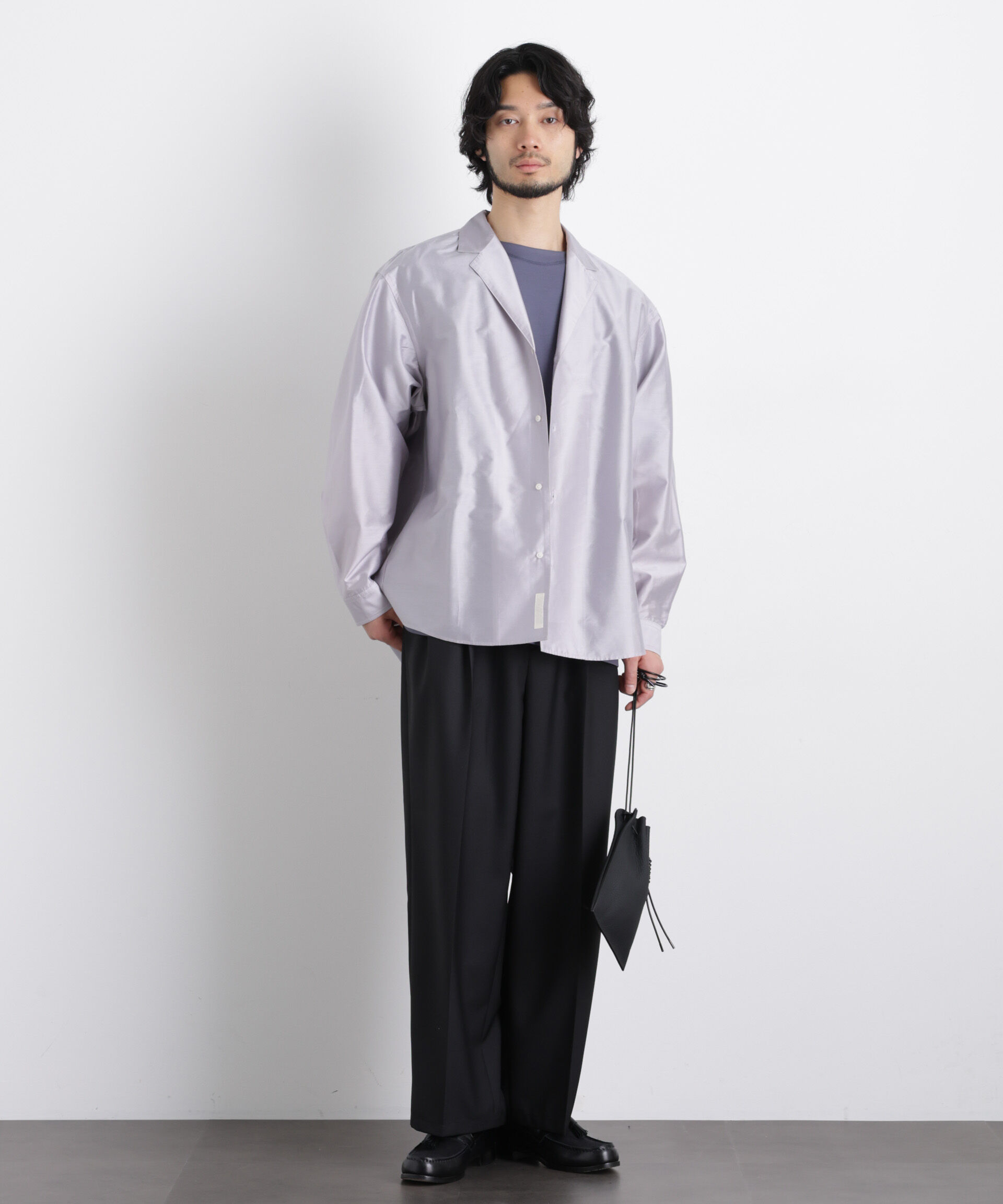 nano･universe「｢OtoNANO｣ 大人のワイドシャツ テーラードカラーシャツ」|シャツ・ブラウス|