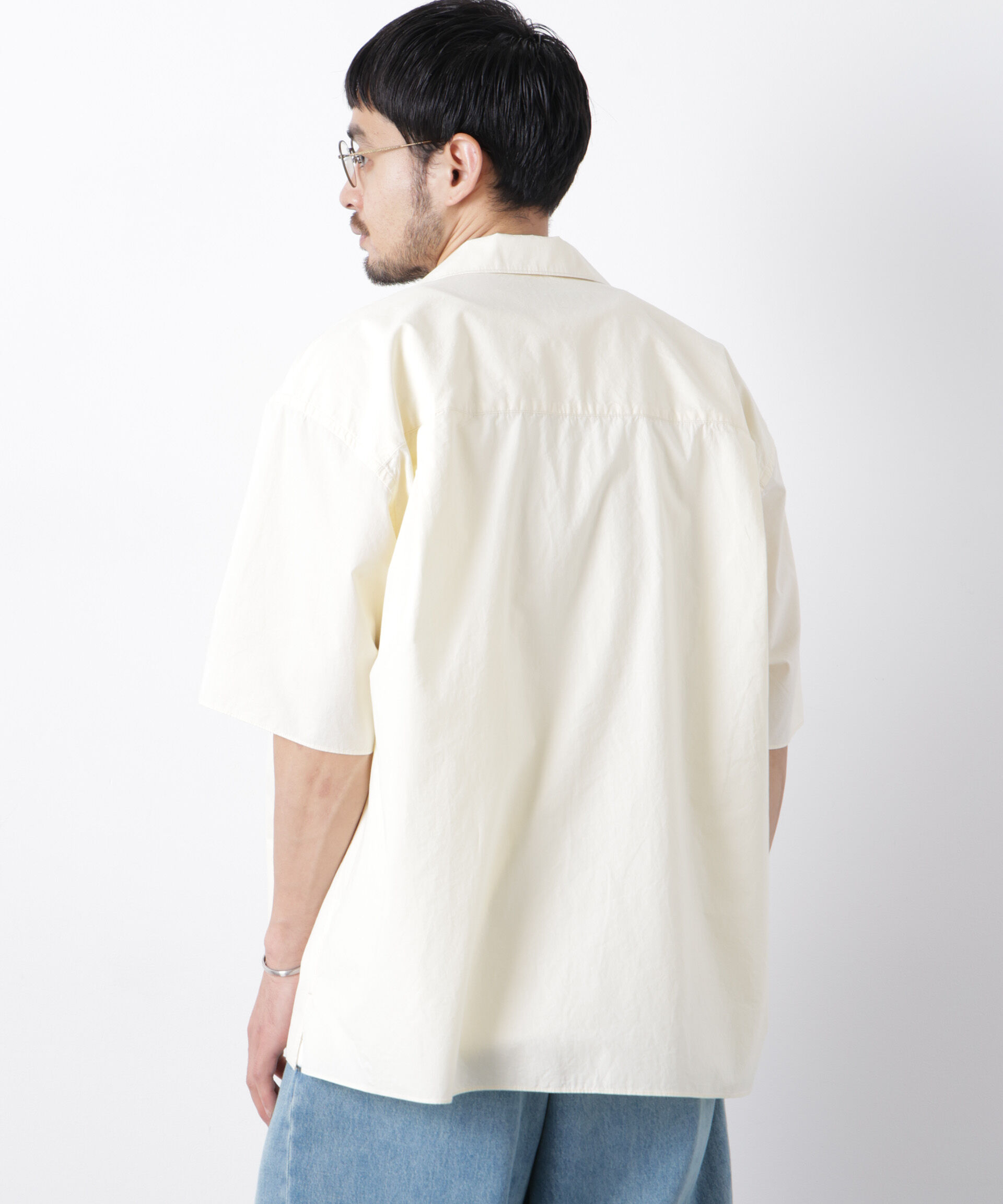 nano･universe「「OtoNANO」 タイプライター ウォッシュシャツ」|シャツ・ブラウス|