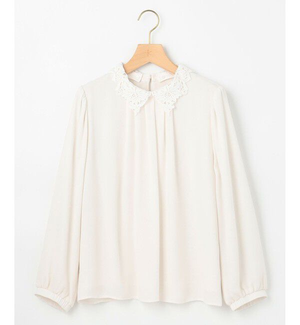 組曲「【WEB限定・2WAY】ジョーゼットシフォンレース襟 ブラウス」|シャツ・ブラウス|