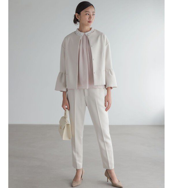 組曲「【WEB限定・2WAY】ジョーゼットシフォンレース襟 ブラウス」|シャツ・ブラウス|