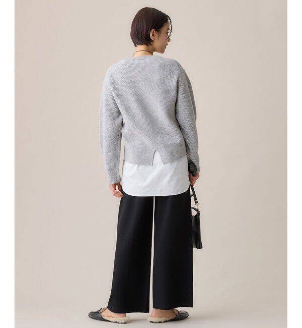 自由区「【セットアップ対応・洗える】レーヨンストレッチニットワイド パンツ」|その他|