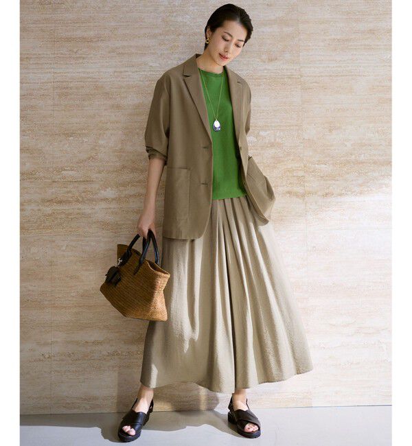 自由区「【SHIHOさん着用・ワンポイントアイテム】オーバルアセチメタル ネックレス」|ネックレス|