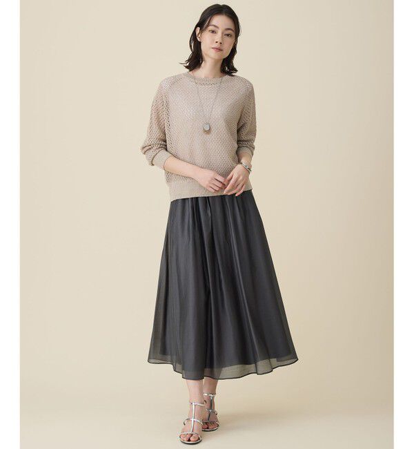 自由区「【SHIHOさん着用・ワンポイントアイテム】オーバルアセチメタル ネックレス」|ネックレス|