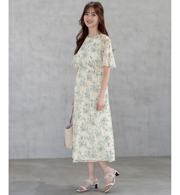 ANY SIS「【洗える】シアーパターン ワンピース」|ワンピース|