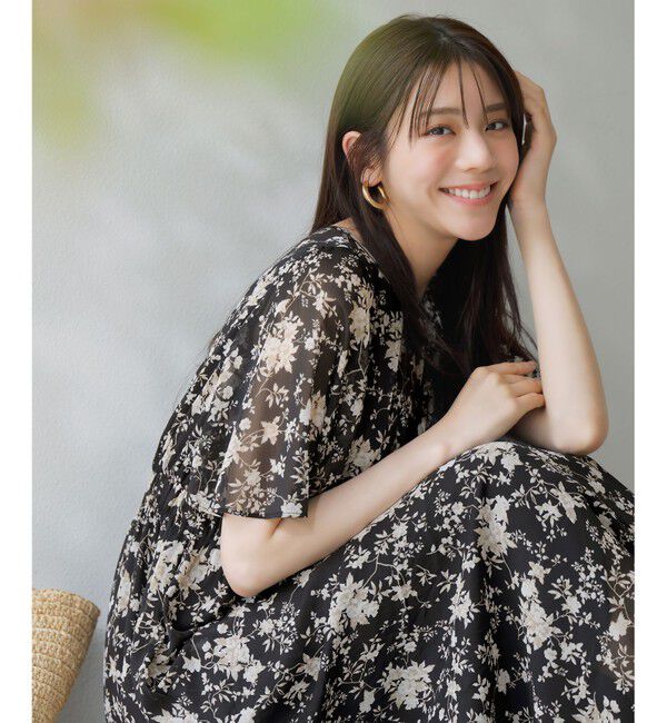 ANY SIS「【洗える】シアーパターン ワンピース」|ワンピース|