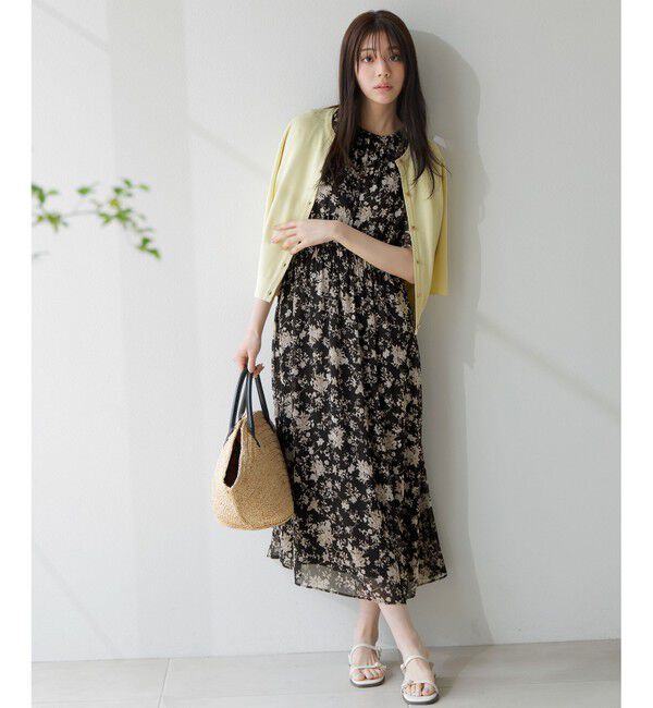 ANY SIS「【洗える】シアーパターン ワンピース」|ワンピース|