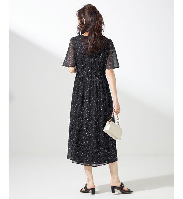 ANY SIS「【洗える】シアーパターン ワンピース」|ワンピース|