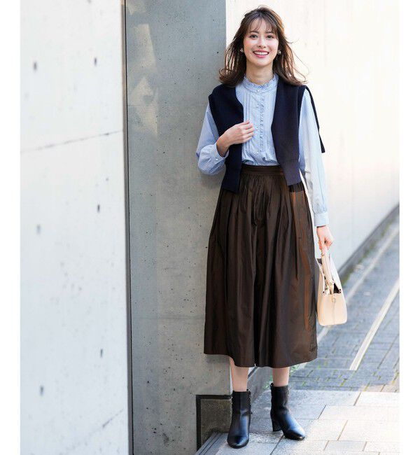 ANY SIS「【23.0～24.0cm】ベルト付き ブーツ」|ショートブーツ|