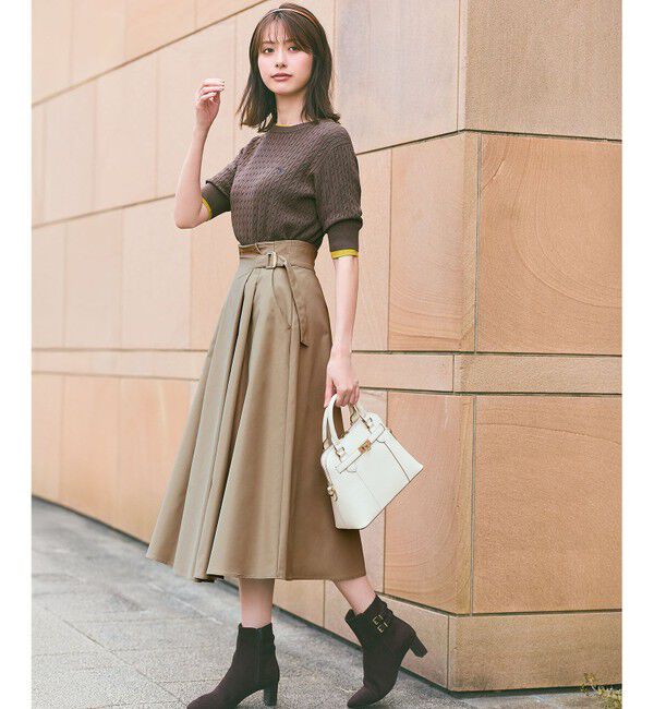 ANY SIS「【23.0～24.0cm】ベルト付き ブーツ」|ショートブーツ|