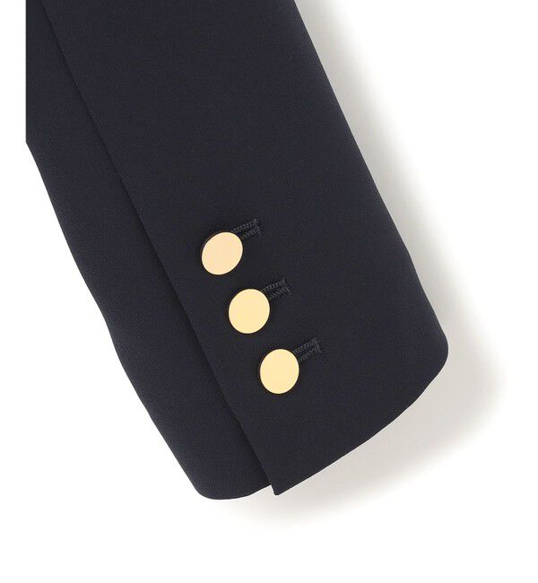 BEIGE,「【洗える・大人百花 春号掲載】JASMINE / ゴールドボタンダブルジャケット」|テーラードジャケット|