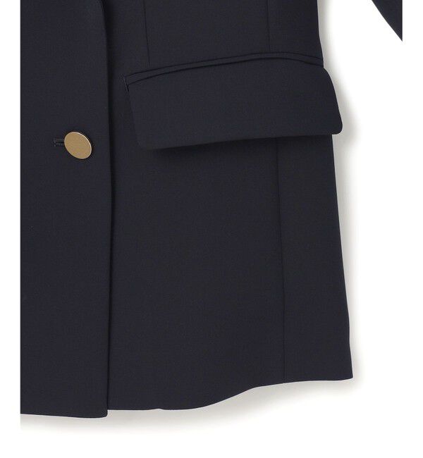 BEIGE,「【洗える・大人百花 春号掲載】JASMINE / ゴールドボタンダブルジャケット」|テーラードジャケット|