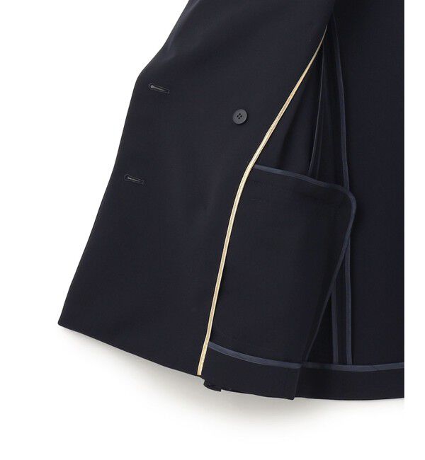 BEIGE,「【洗える・大人百花 春号掲載】JASMINE / ゴールドボタンダブルジャケット」|テーラードジャケット|