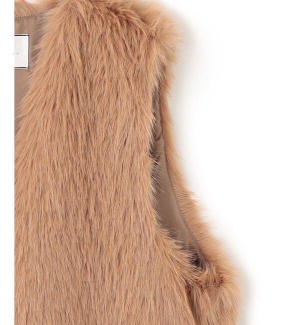 BEIGE,「【Precious 11月号掲載】ELSA / フェイクファージレ」|ベスト・ジレ|