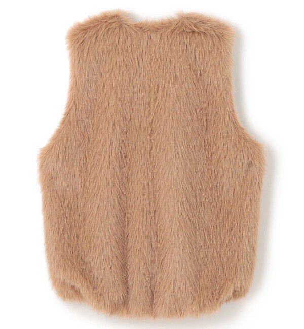 BEIGE,「【Precious 11月号掲載】ELSA / フェイクファージレ」|ベスト・ジレ|