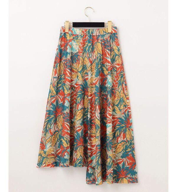 GRACE CONTINENTAL「リゾートプリントカットスカート」|スカート|