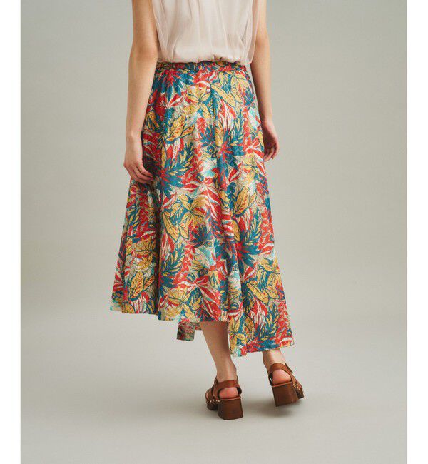 GRACE CONTINENTAL「リゾートプリントカットスカート」|スカート|