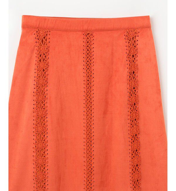 GRACE CONTINENTAL「フェイクスウェードニットスカート」|スカート|