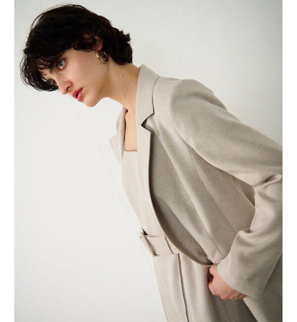 Diagram「麻調バックギャザージャケット」|テーラードジャケット|