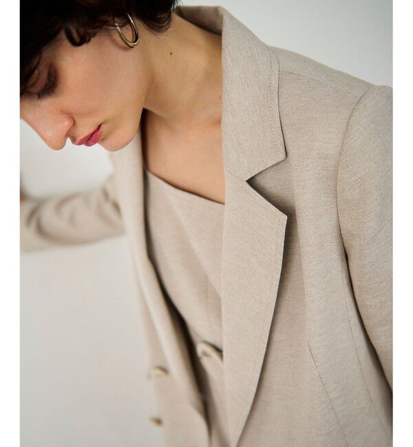 Diagram「麻調バックギャザージャケット」|テーラードジャケット|