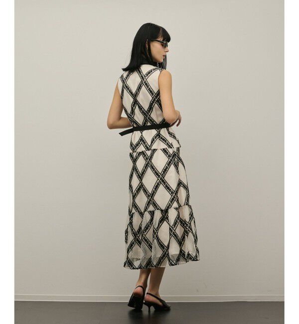 GRACE CONTINENTAL「チュールレースワンピース」|ドレス|