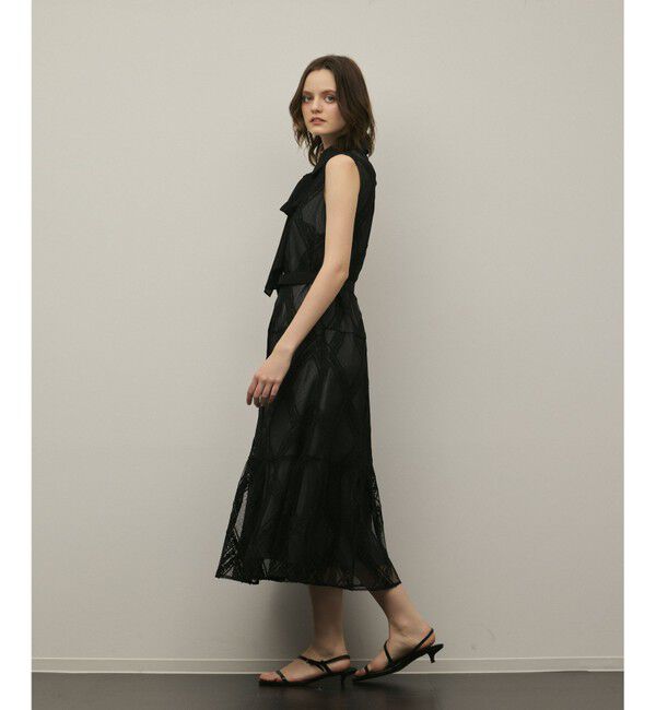 GRACE CONTINENTAL「チュールレースワンピース」|ドレス|