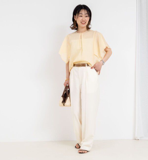 NOLLEY'S「袖フリル2WAYブラウス」|シャツ・ブラウス|