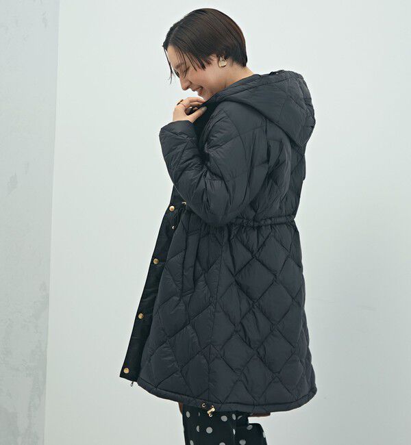 NOLLEY'S「【TAION/タイオン】別注ミドル丈Aラインフードダウン」|ダウン|