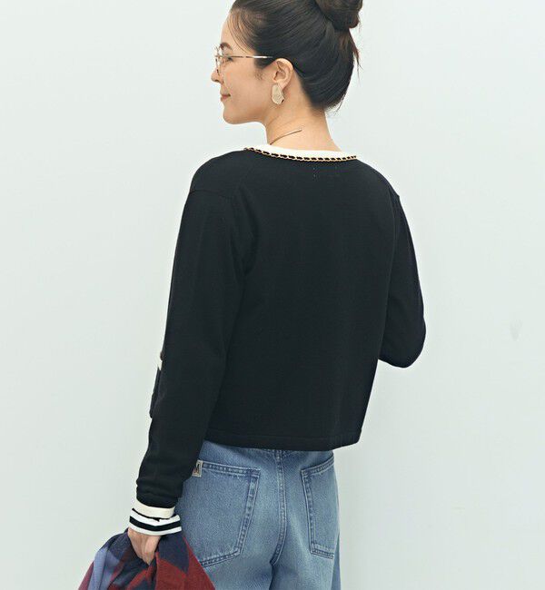 NOLLEY'S「チェーンブレードVネックカーディガン」|カーディガン|