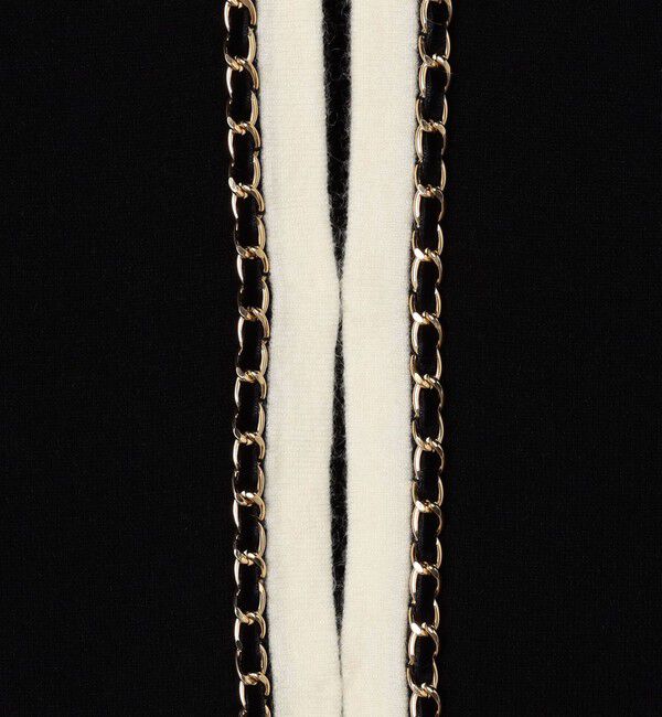 NOLLEY'S「チェーンブレードVネックカーディガン」|カーディガン|