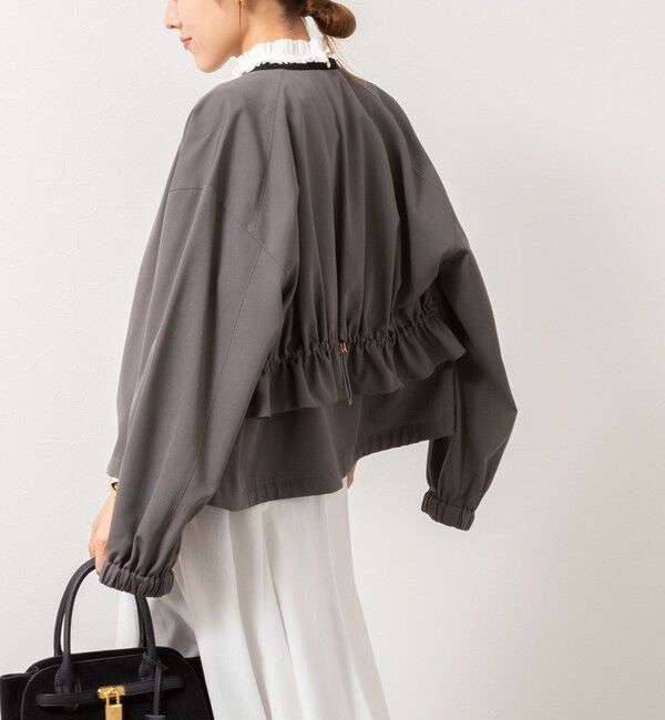 NOLLEY'S「ウォッシャブルジップアップブルゾン」|ブルゾン・スタジャン|