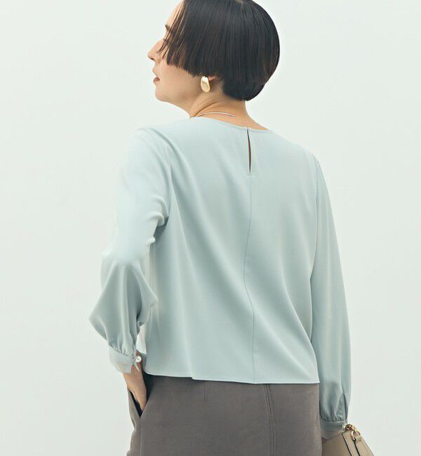 NOLLEY'S「ウォッシャブル2WAYストレッチブラウス」|シャツ・ブラウス|