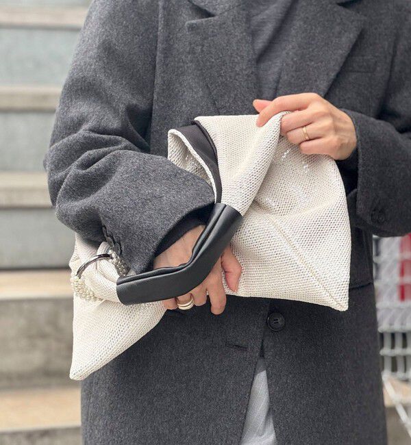 NOLLEY'S「ラメバックパールチャーム付き」|ショルダー・メッセンジャー|