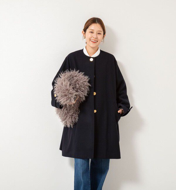 NOLLEY'S「【Traditional WeatherWear/トラディショナルウェザーウェア】MALTON NO COLLAR」|ノーカラーコート|