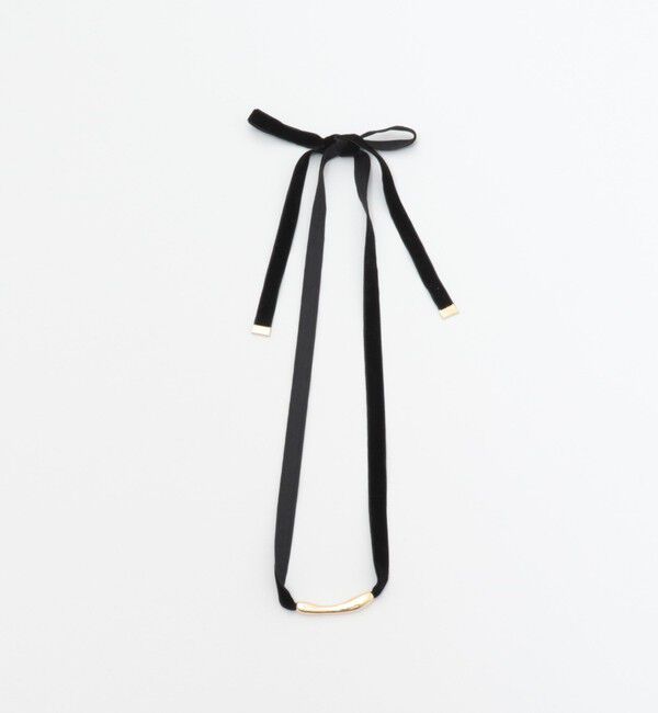 NOLLEY'S「ベロアリボンネックレス」|ネックレス|