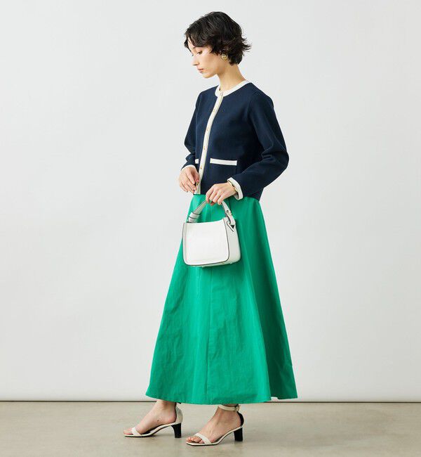 NOLLEY'S「《手洗い可能》ビオグレースミラノリブジャケット」|カーディガン|