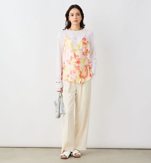 NOLLEY'S sophi「ウォッシャブルブラープリントキャミブラウス」|キャミソール|