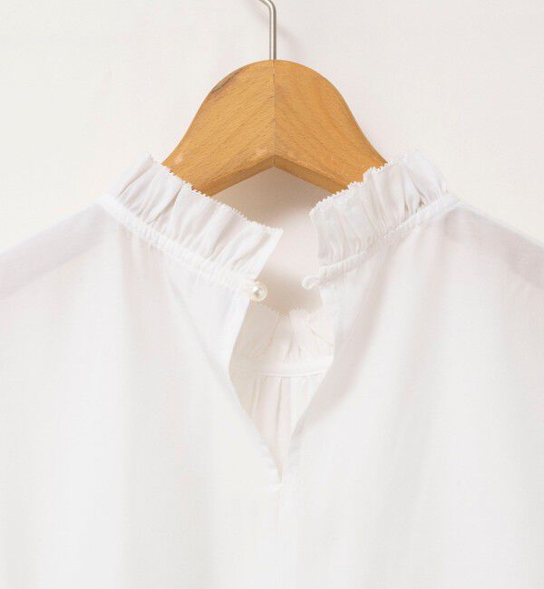 NOLLEY'S「ウォッシャブル襟フリルプルオーバーブラウス」|シャツ・ブラウス|