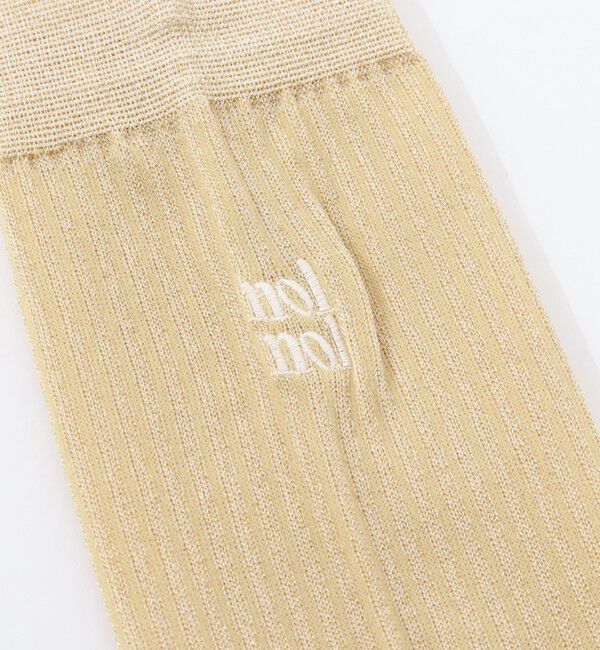 NOLLEY'S「【nolnol/ノルノル】ラメシアーソックス」|ソックス|