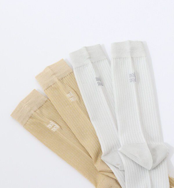 NOLLEY'S「【nolnol/ノルノル】ラメシアーソックス」|ソックス|