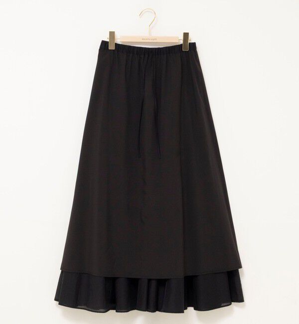 NOLLEY'S sophi「ウォッシャブルシアーボリュームフレアロングスカート」|フレア|