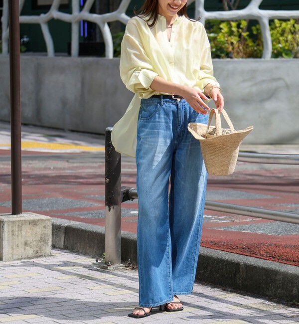 NOLLEY'S「ウォッシャブルサイドボタンシアーブラウス」|シャツ・ブラウス|