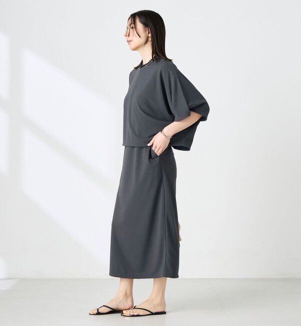 NOLLEY'S「《アンサンブル対応》ウォッシャブルイージーケアカノコケーププルオーバー」|Tシャツ・カットソー|